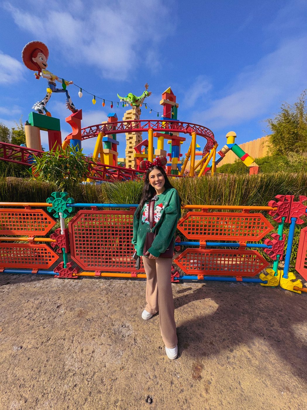 Dani Godinez en Toy Story Land, en Hollywood Studios, Walt Disney World.