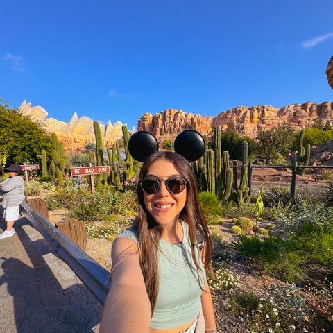 Dani Godinez en Cars Land, Disney California Adventure