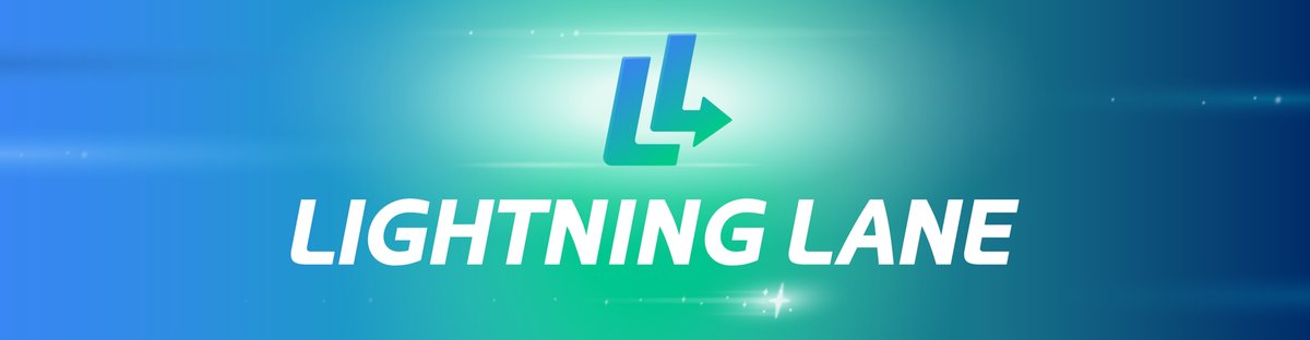 Logotipo de Lightning Lane de Disney.